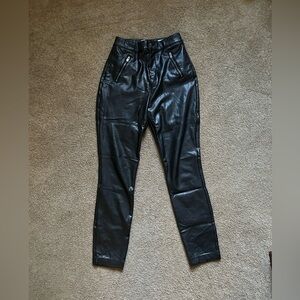 Hollister Ultra High Rise Leather Pants